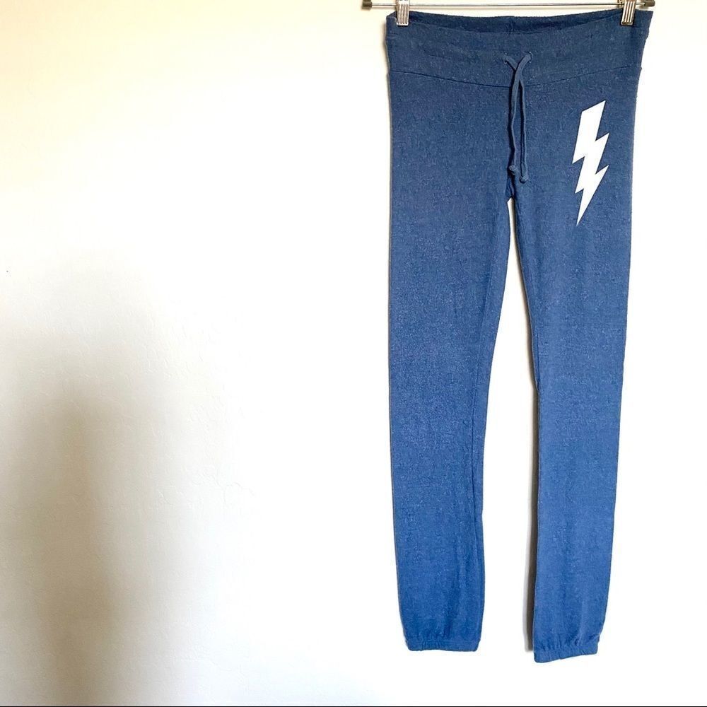 Blue Lightning Bolt Women's Pants